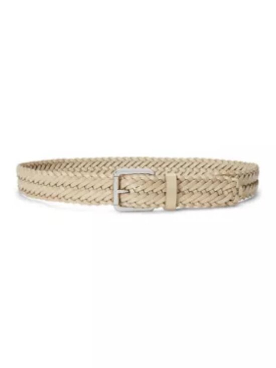 Ralph Lauren Braided Vachetta Leather Belt main image 6